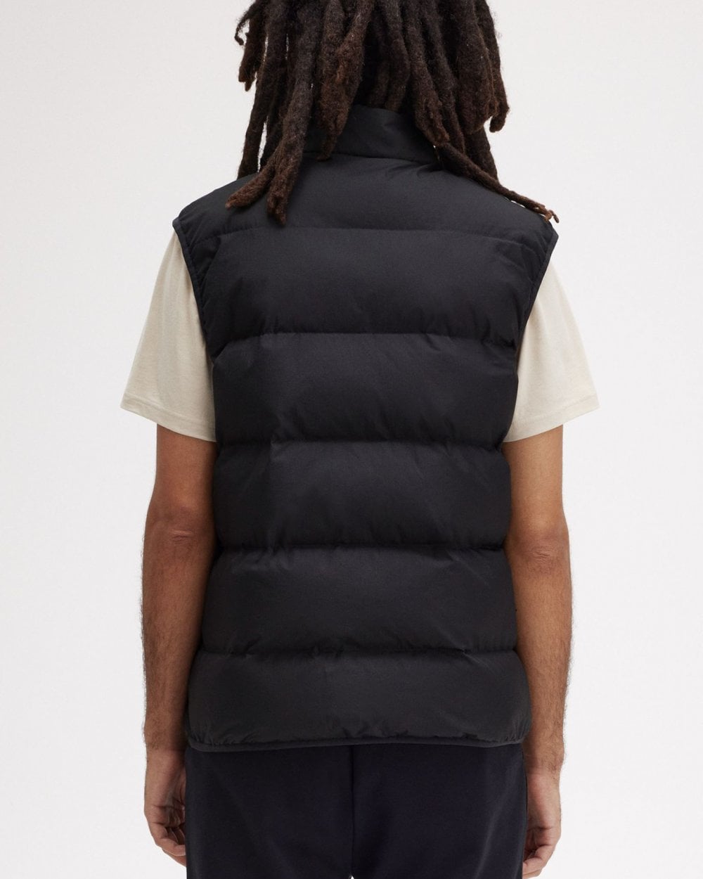 Fred Perry Mens Padded Gilet - Black 102