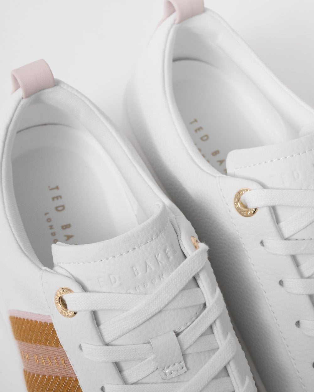 Ted Baker Baily Womens Branded Webbing Cupsole Trainers