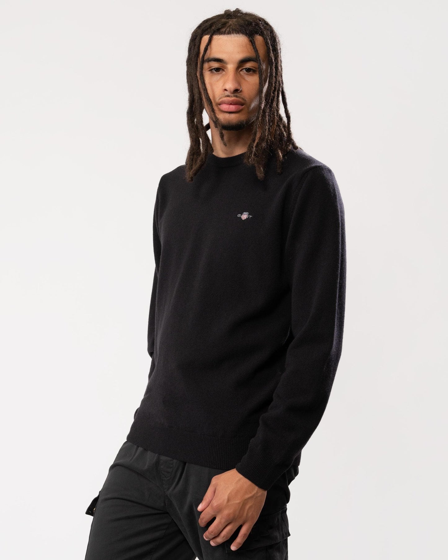 GANT Mens Superfine Lambswool Crew Neck Jumper