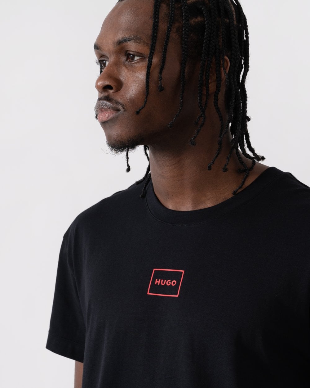 HUGO Laze Mens Loungewear T-Shirt - Black 001