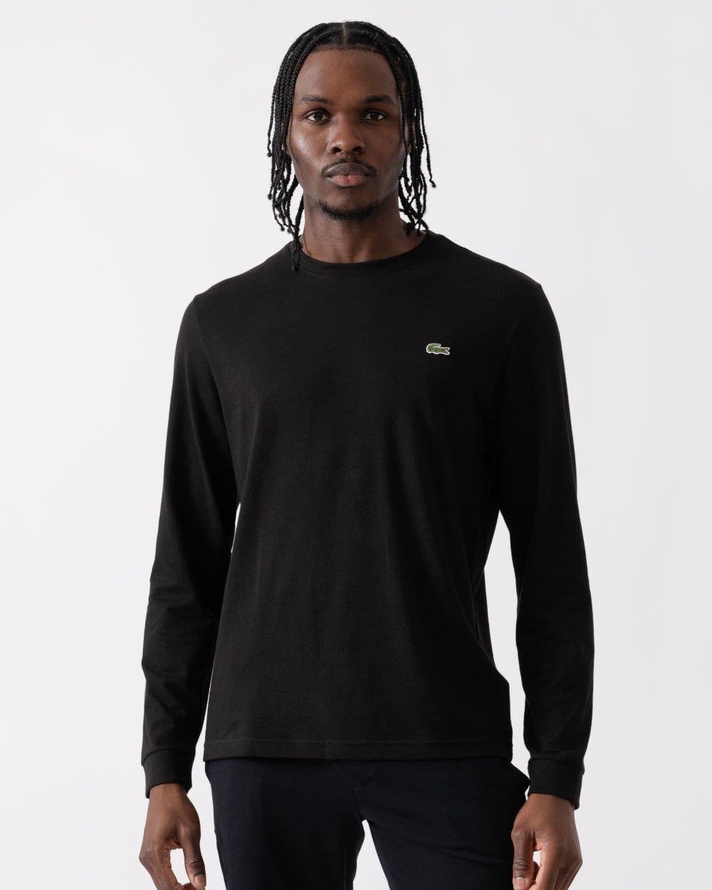 Lacoste Mens Long Sleeve Crew Neck T-Shirt