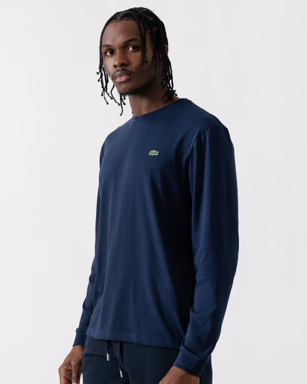 Lacoste Mens Long Sleeve Crew Neck T-Shirt