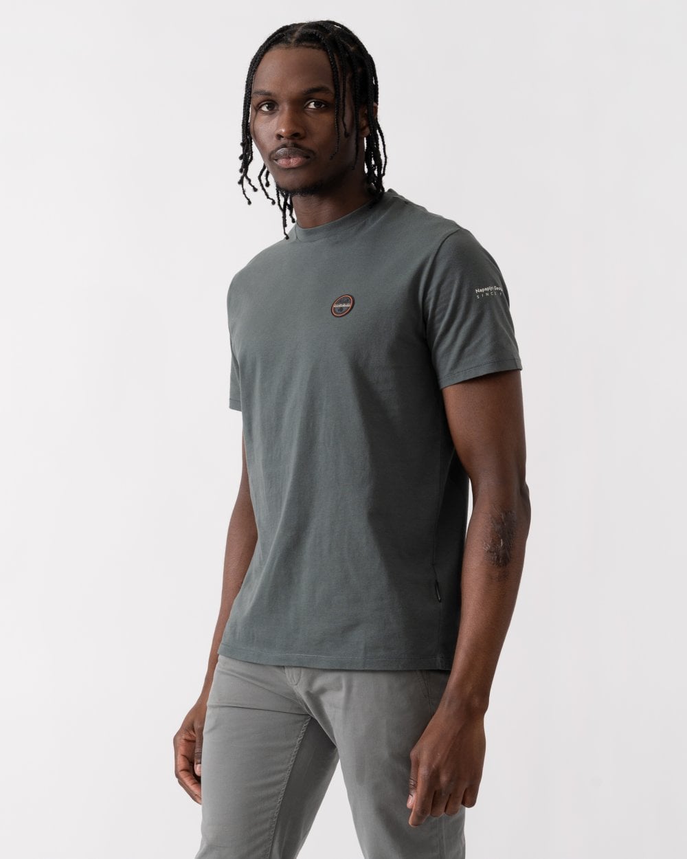 Napapijri S-Badge Mens Crew Neck T-Shirt