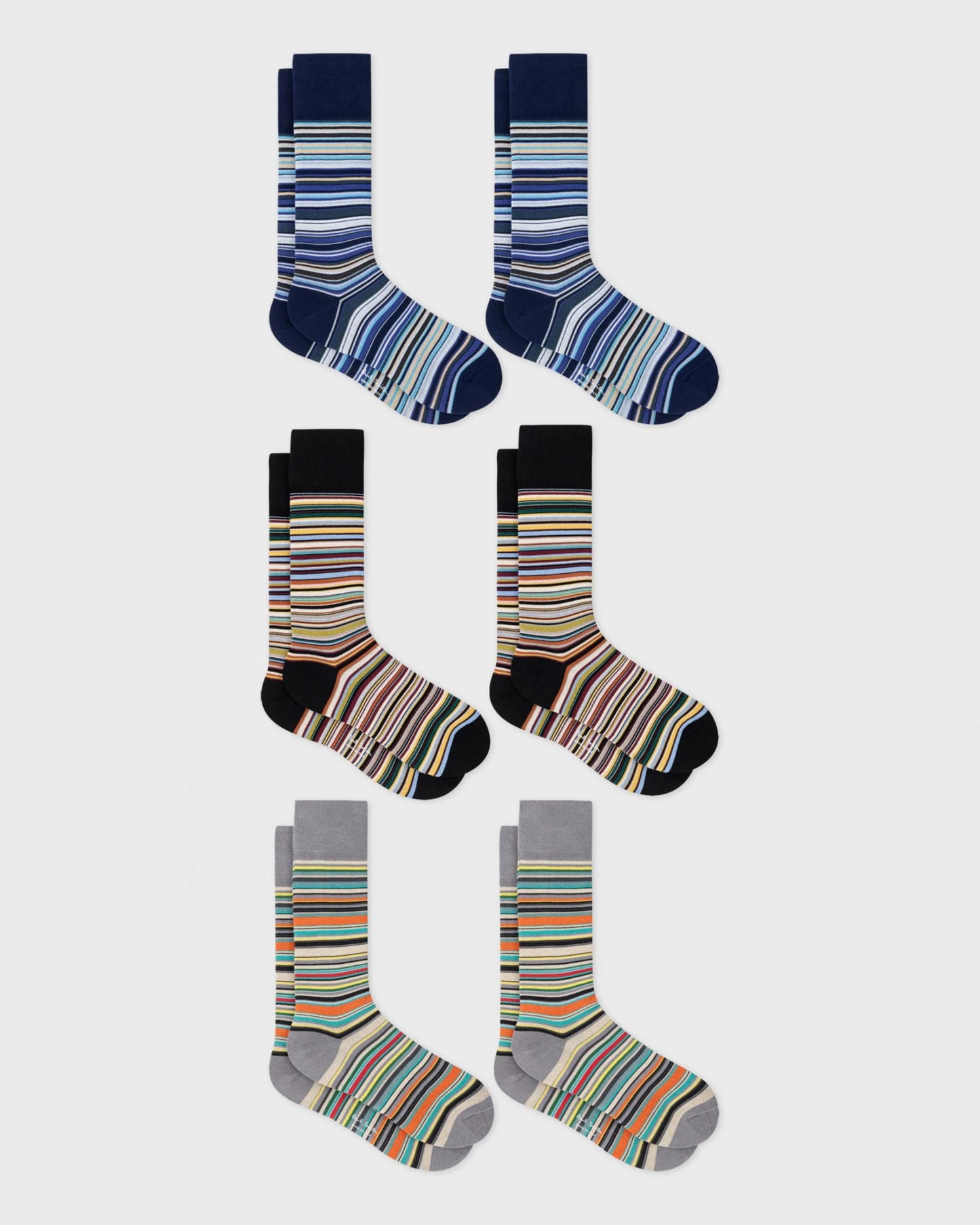 Paul Smith Paul Smith 6-Pack Mens Signature Stripe Socks