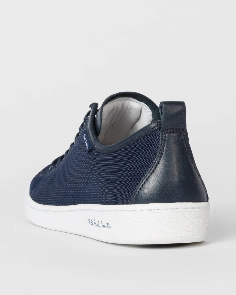 Paul Smith Miyata Mens Calf Leather Trainers - 49 Very Dark Navy