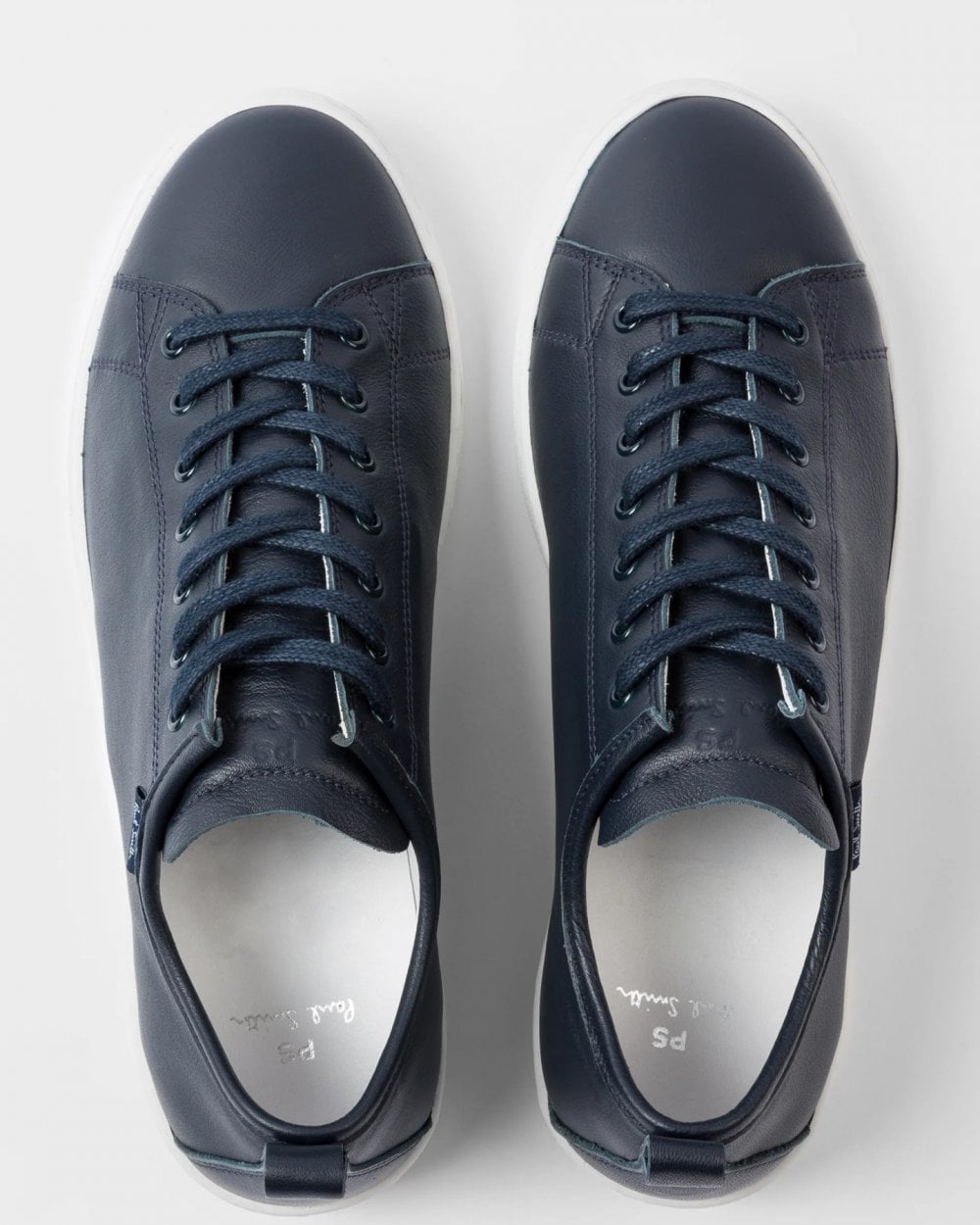 Paul Smith Miyata Mens Calf Leather Trainers - 49 Very Dark Navy
