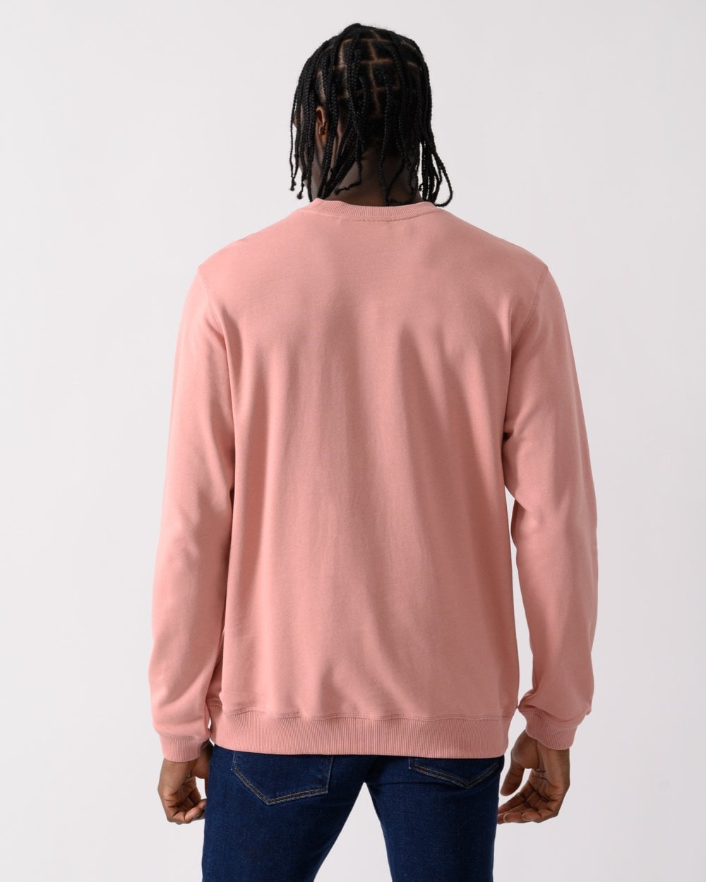 Fjallraven 1960 Logo Badge Mens Sweatshirt - Dusty Rose 300