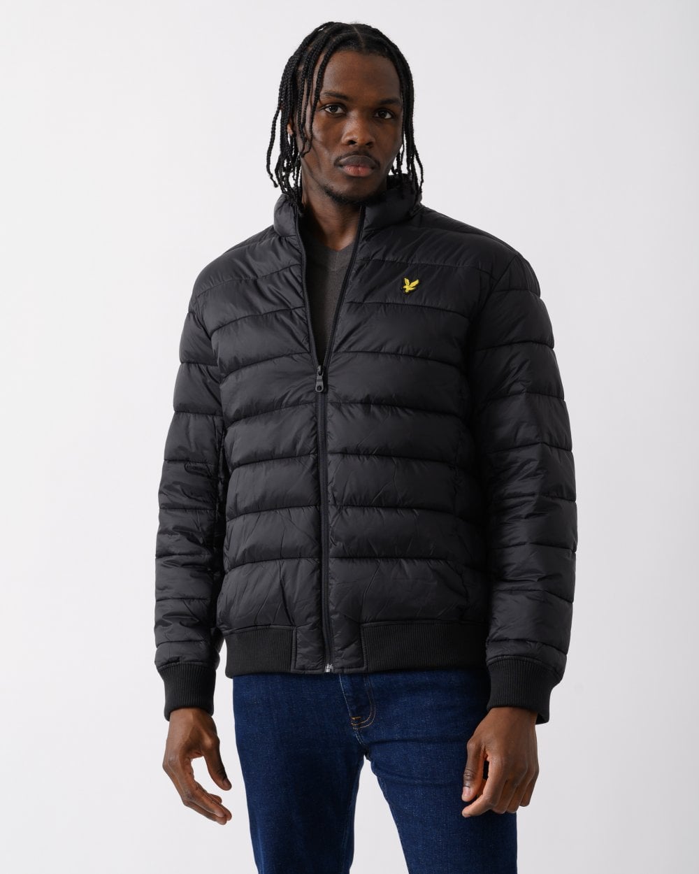 Lyle & Scott Funnel Neck Mens Wadded Jacket