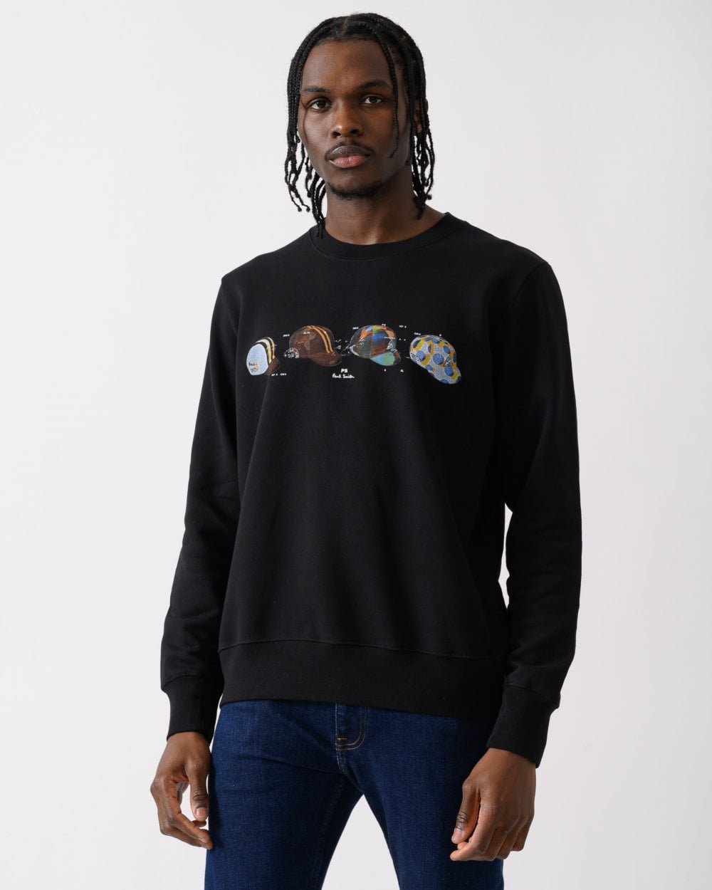 Paul Smith PS Paul Smith Mens Cycling Caps Graphic Sweatshirt