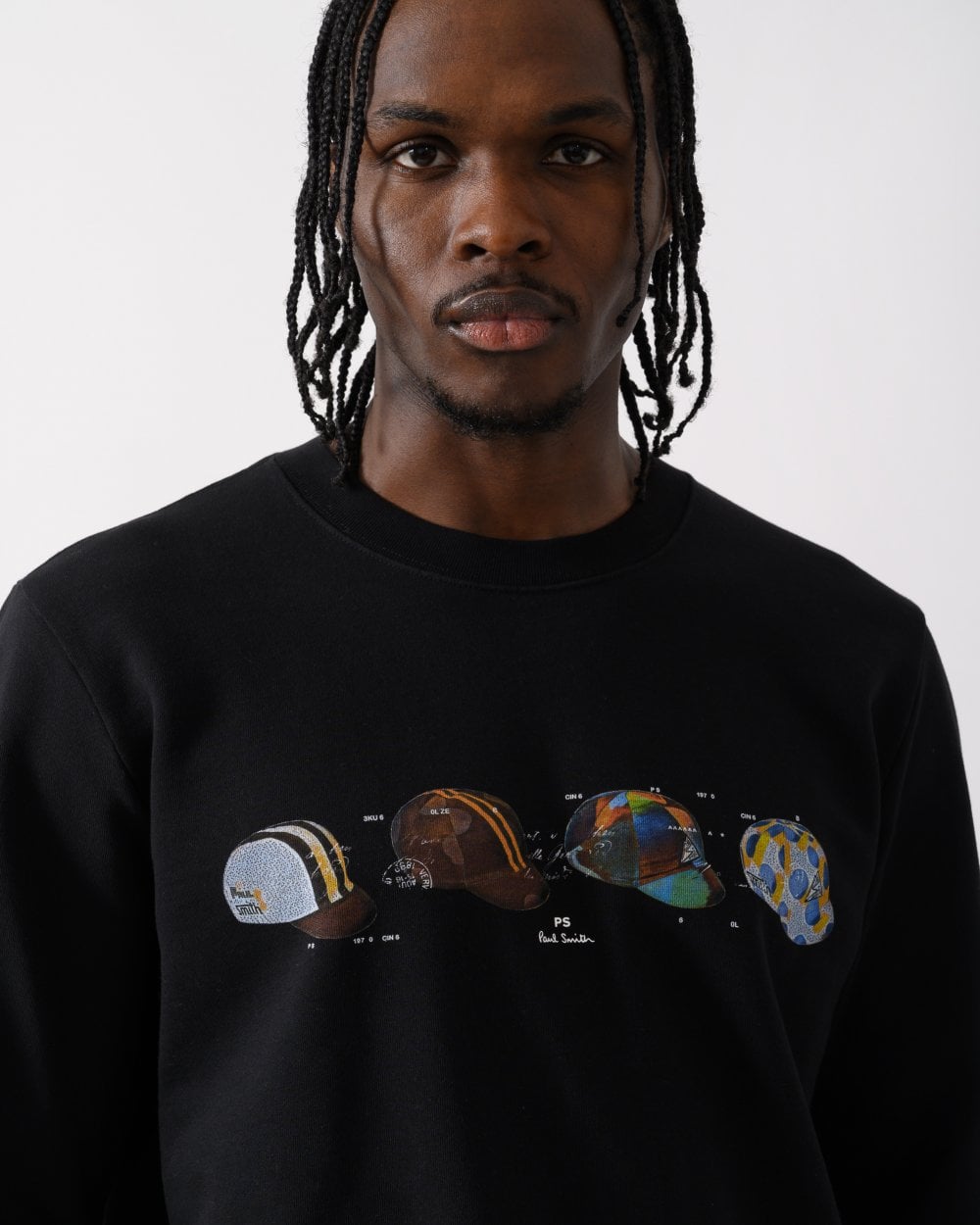 Paul Smith PS Paul Smith Mens Cycling Caps Graphic Sweatshirt