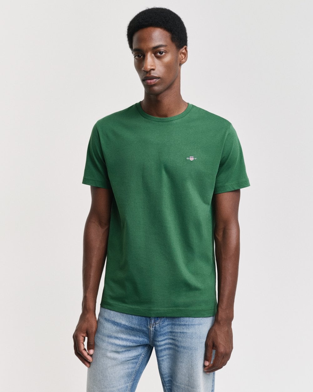 GANT Mens Seasonal Essential Embroidered Archive Shield T-Shirt