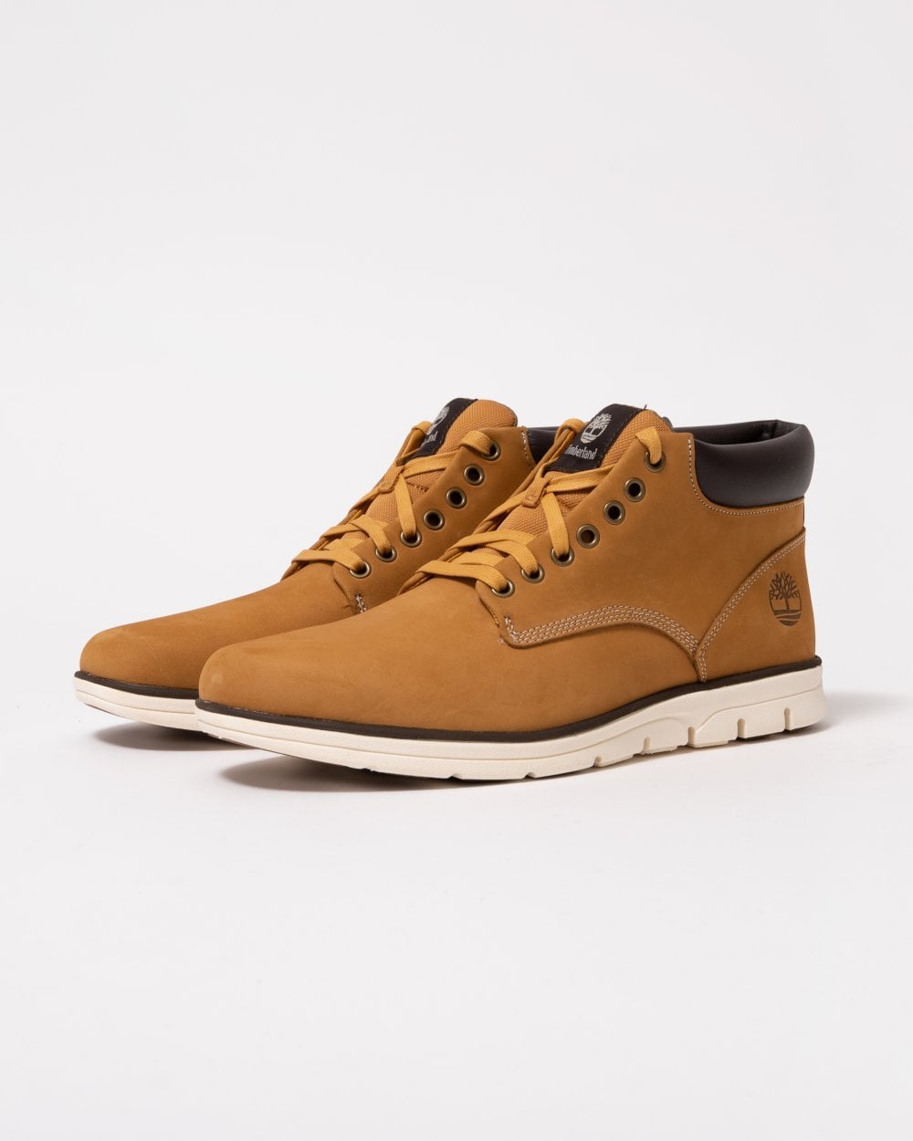 Timberland Bradstreet Leather Mens Chukka Boot - Wheat Nubuck