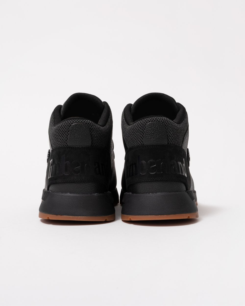 Timberland Sprint Trekker Mid Leather Mens Boots - Jet Black