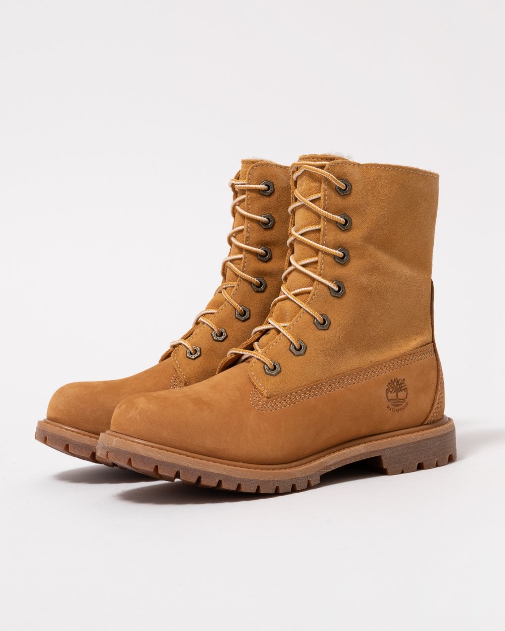 Timberland TBL Authentics Mid Womens Warm Lined Waterproof Boots - Wheat
