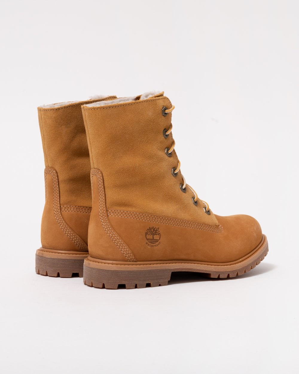 Timberland TBL Authentics Mid Womens Warm Lined Waterproof Boots - Wheat