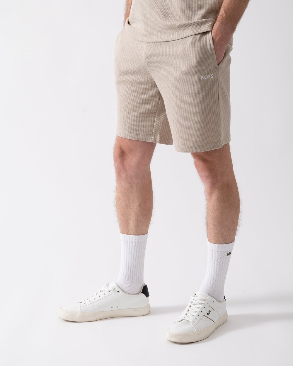 BOSS Orange Waffle Mens Pyjama Shorts