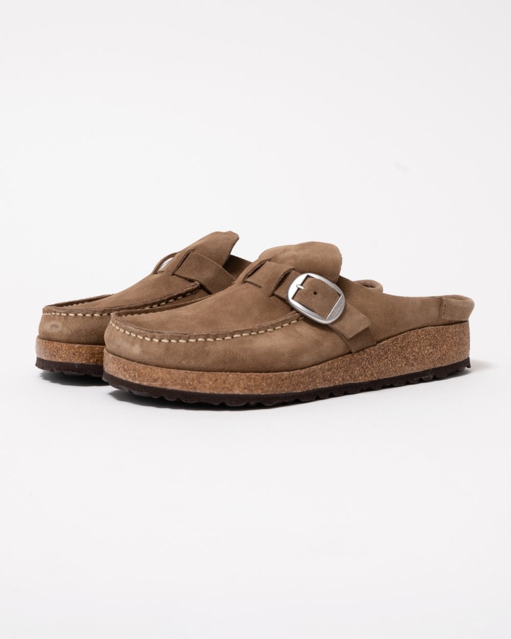 Birkenstock Buckley Suede Leather Womens Moccasin clogs