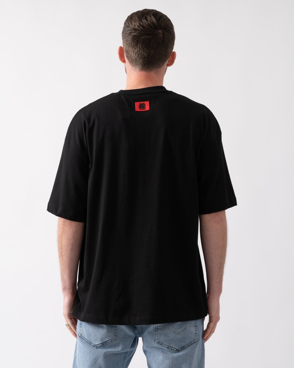 HUGO HUGO x RB Dit Mens T-Shirt with Red Bull Graphic Print