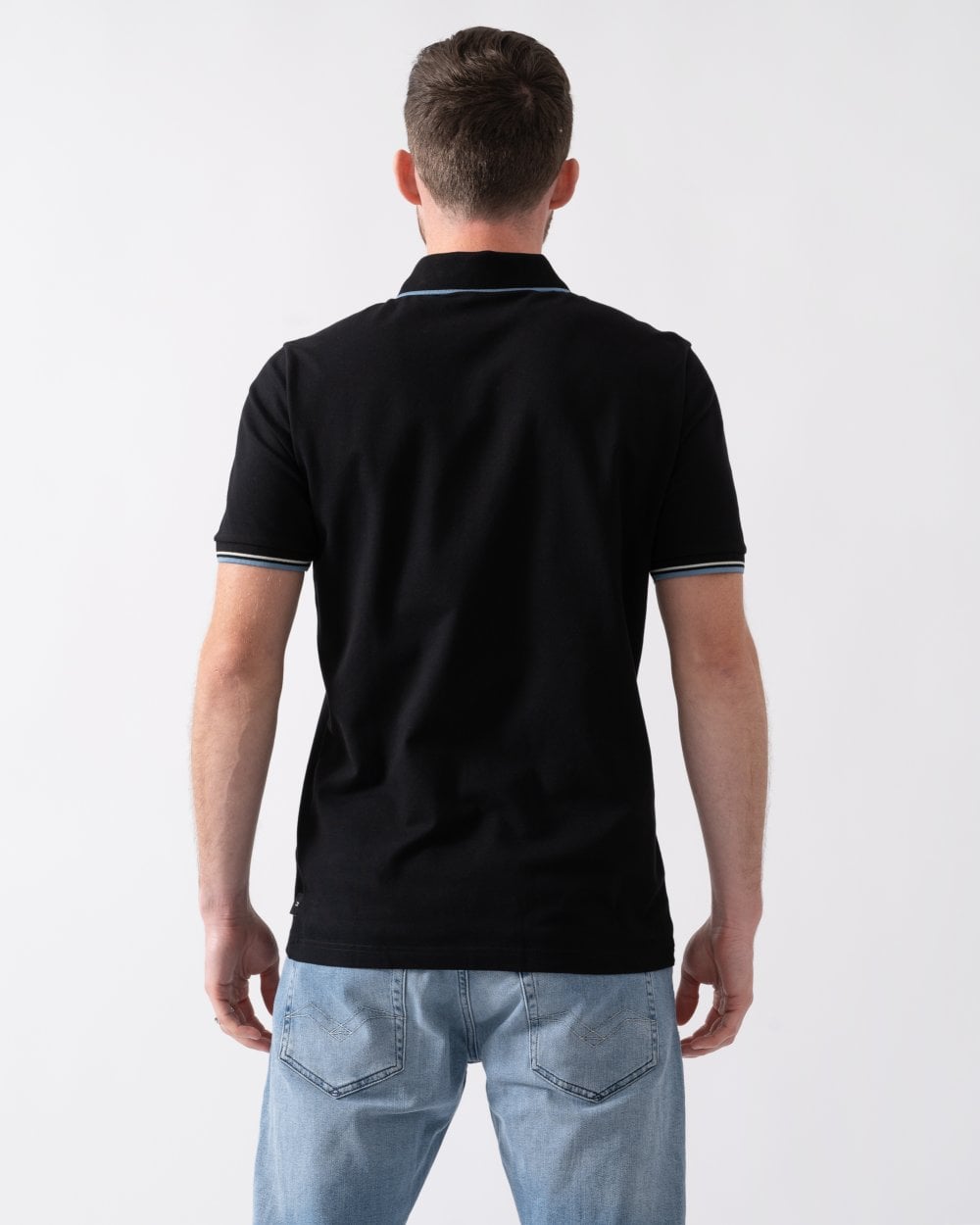 Paul Smith PS Paul Smith Mens Regular Fit Stripe Placket Polo Shirt