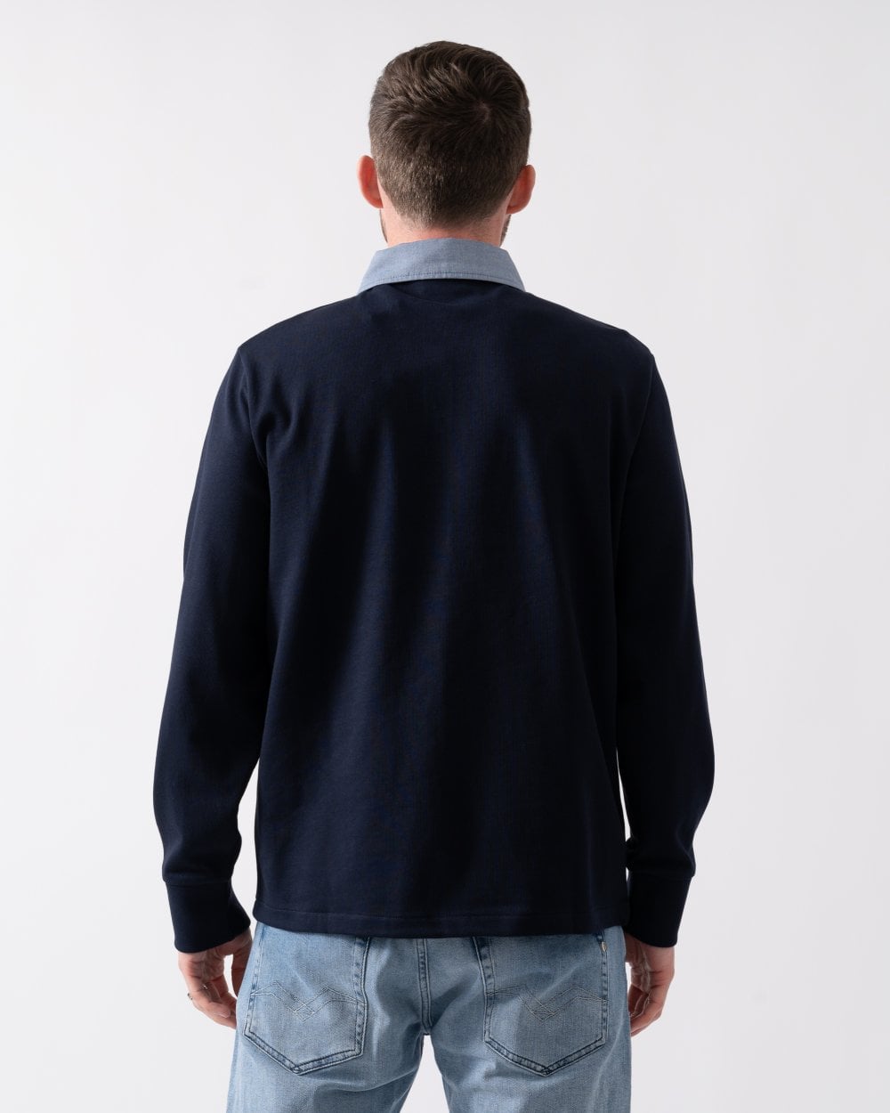 GANT Mens Regular Fit Chambray Heavy Rugger - 433 Evening Blue