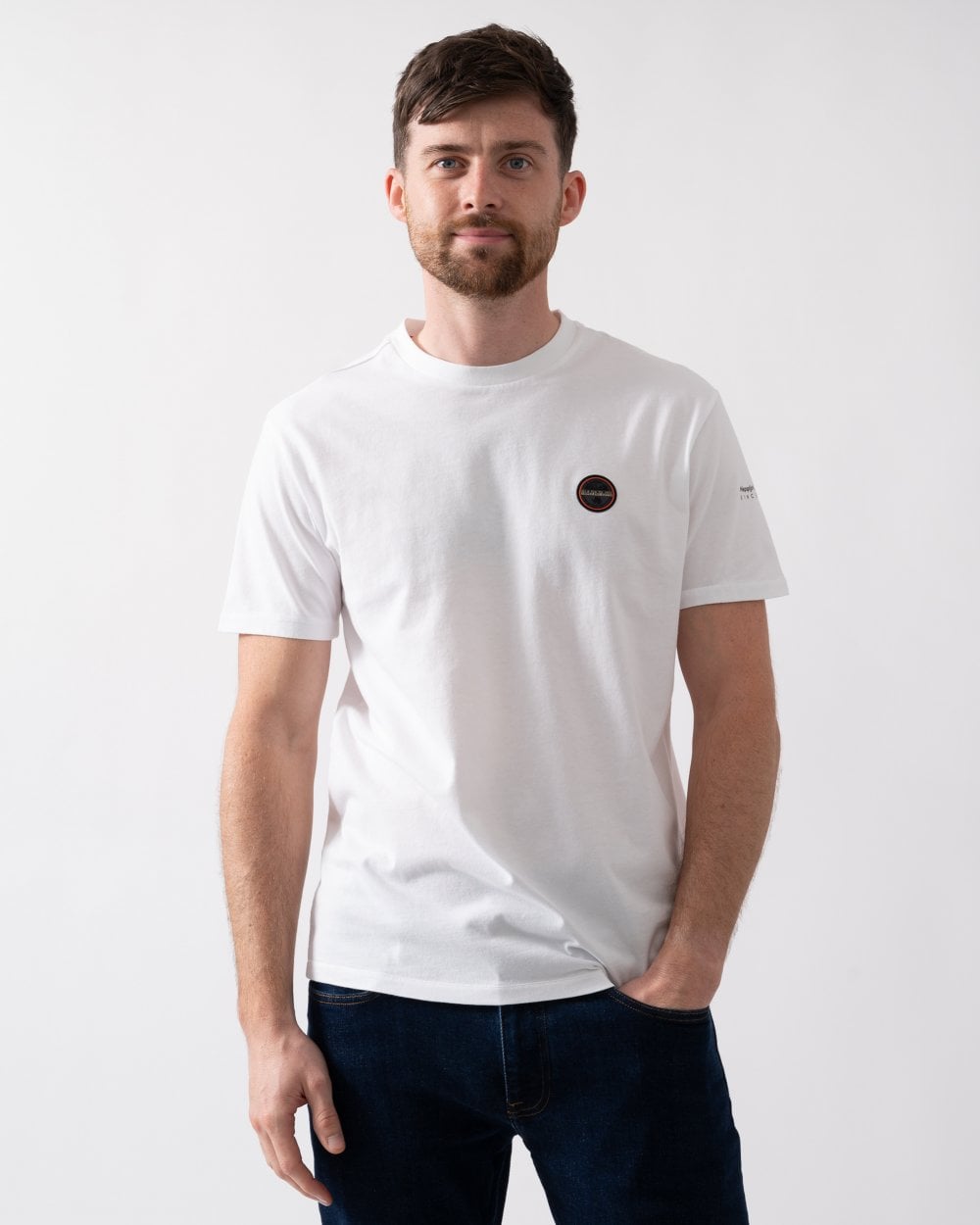 Napapijri S-Badge Mens Crew Neck T-Shirt