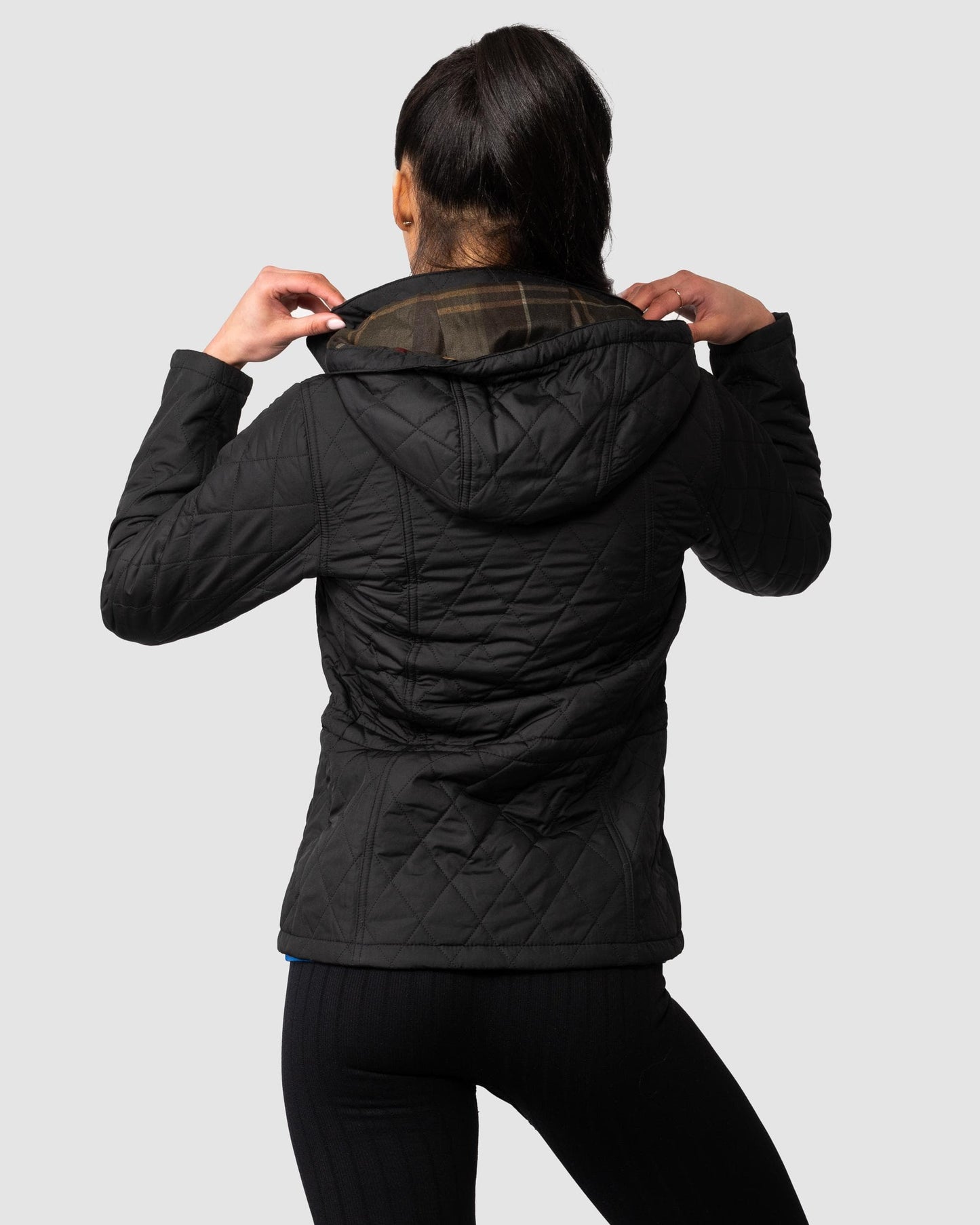 Barbour Millfire Quilted Womens Jacket - Black/Classic