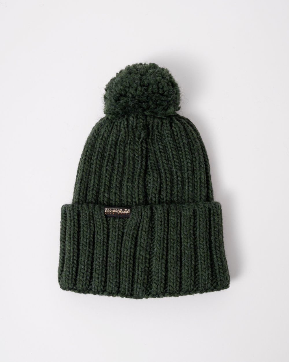 Napapijri Fea 2 Bobble Hat - Green Urban G1S