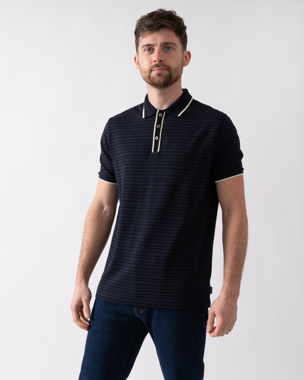 Paul Smith PS Paul Smith Mens Regular Fit Contrast Tipped Polo Shirt