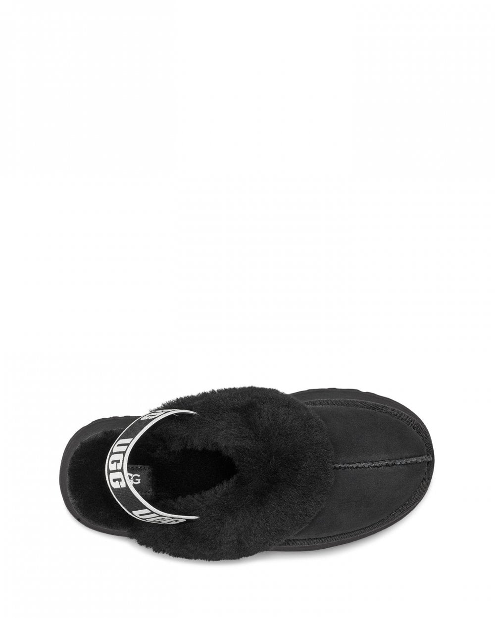 UGG Funkette Womens Platform Slippers - Black