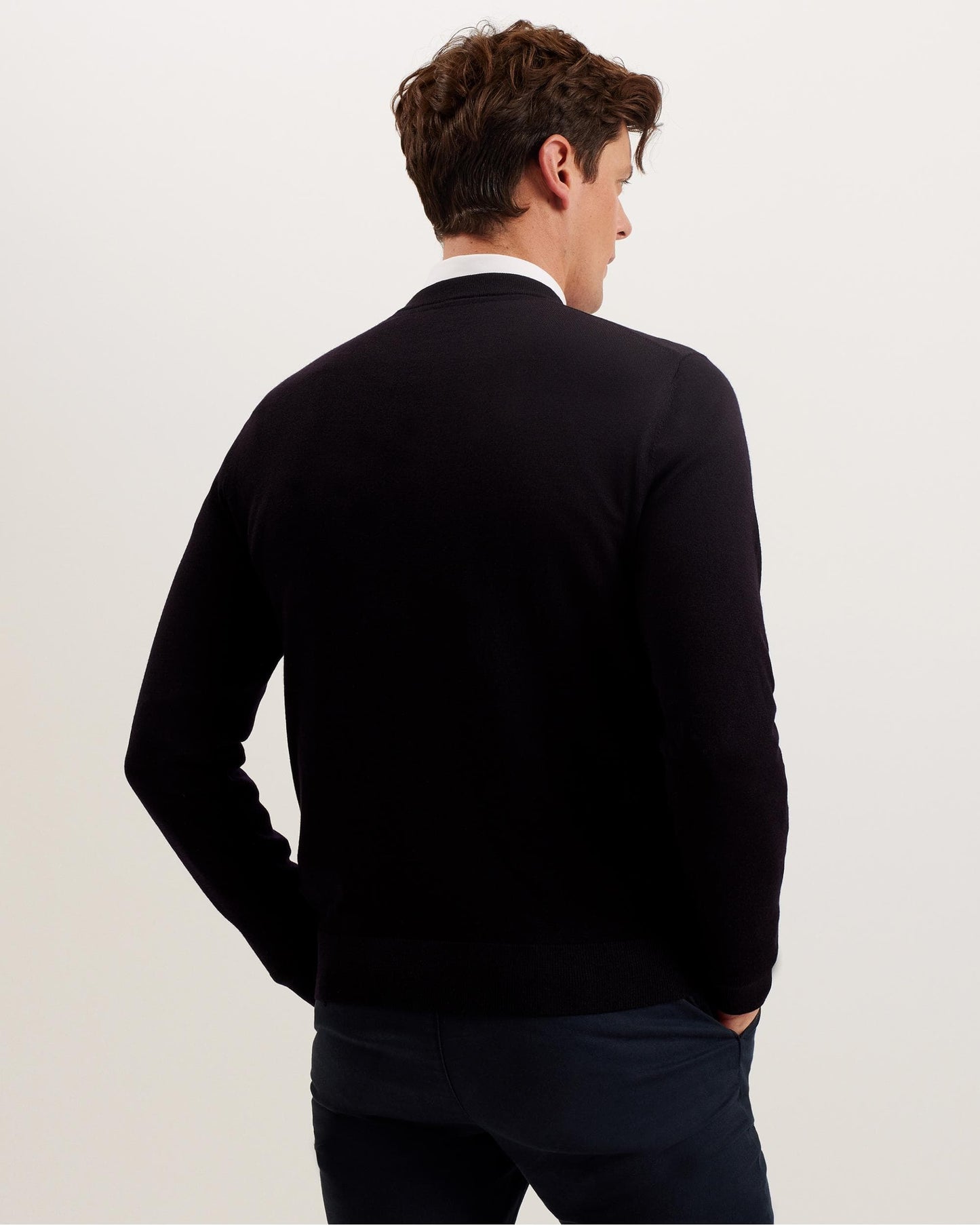 Ted Baker Liblo Mens Crew Neck Jumper - Navy