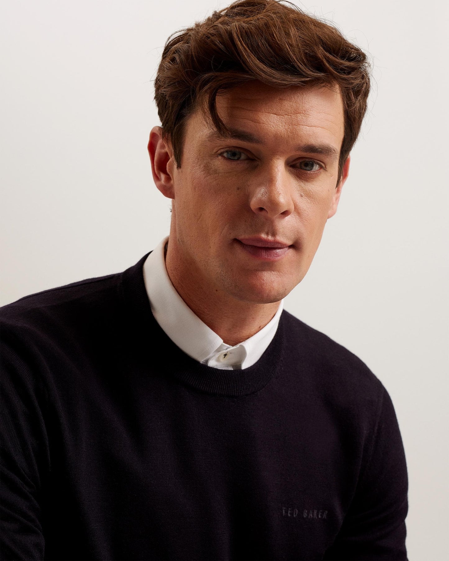 Ted Baker Liblo Mens Crew Neck Jumper - Navy