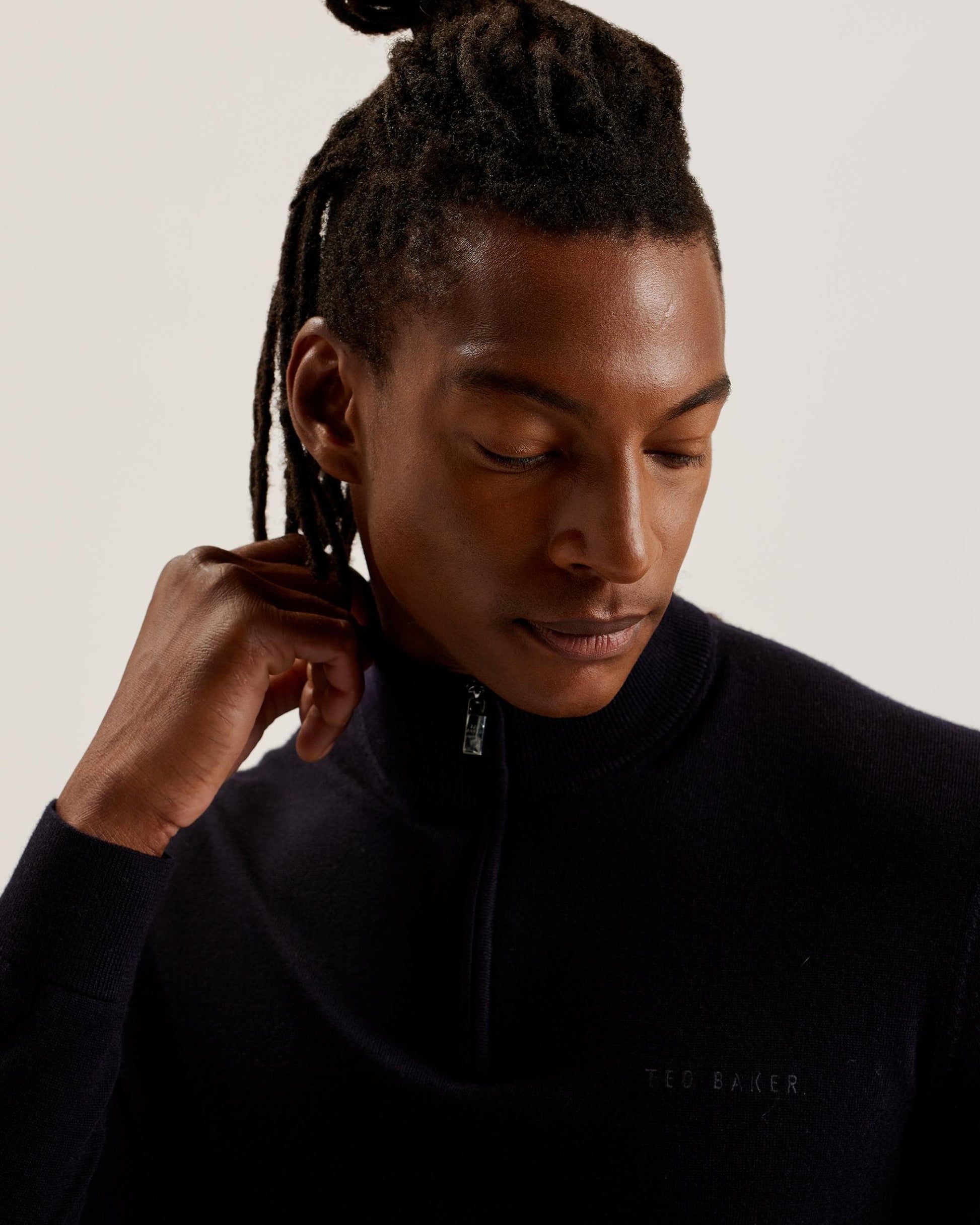 Ted Baker Ted Baker Fashbee Mens Half Zip Jumper