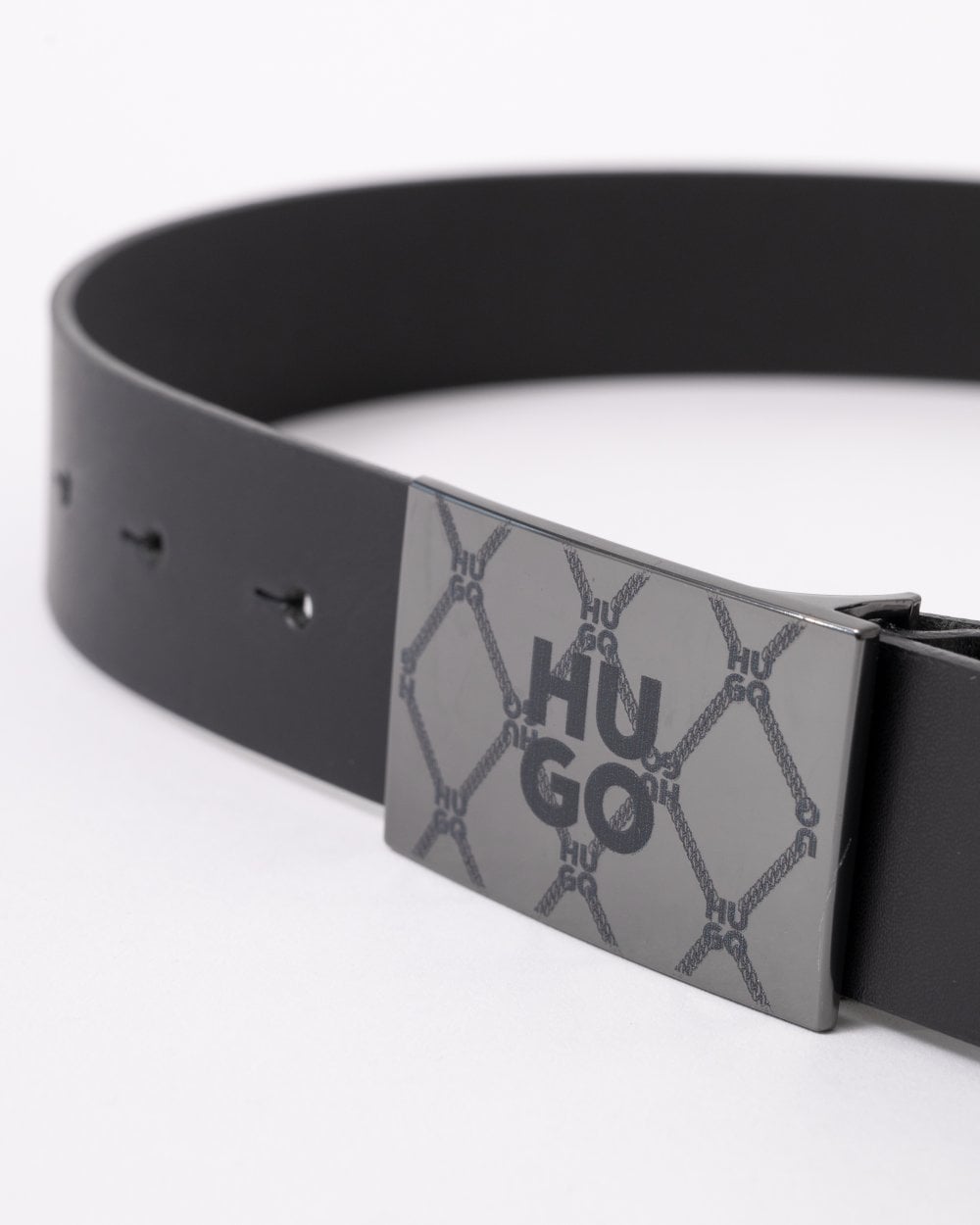 HUGO Gary Mens Metal Buckle Belt