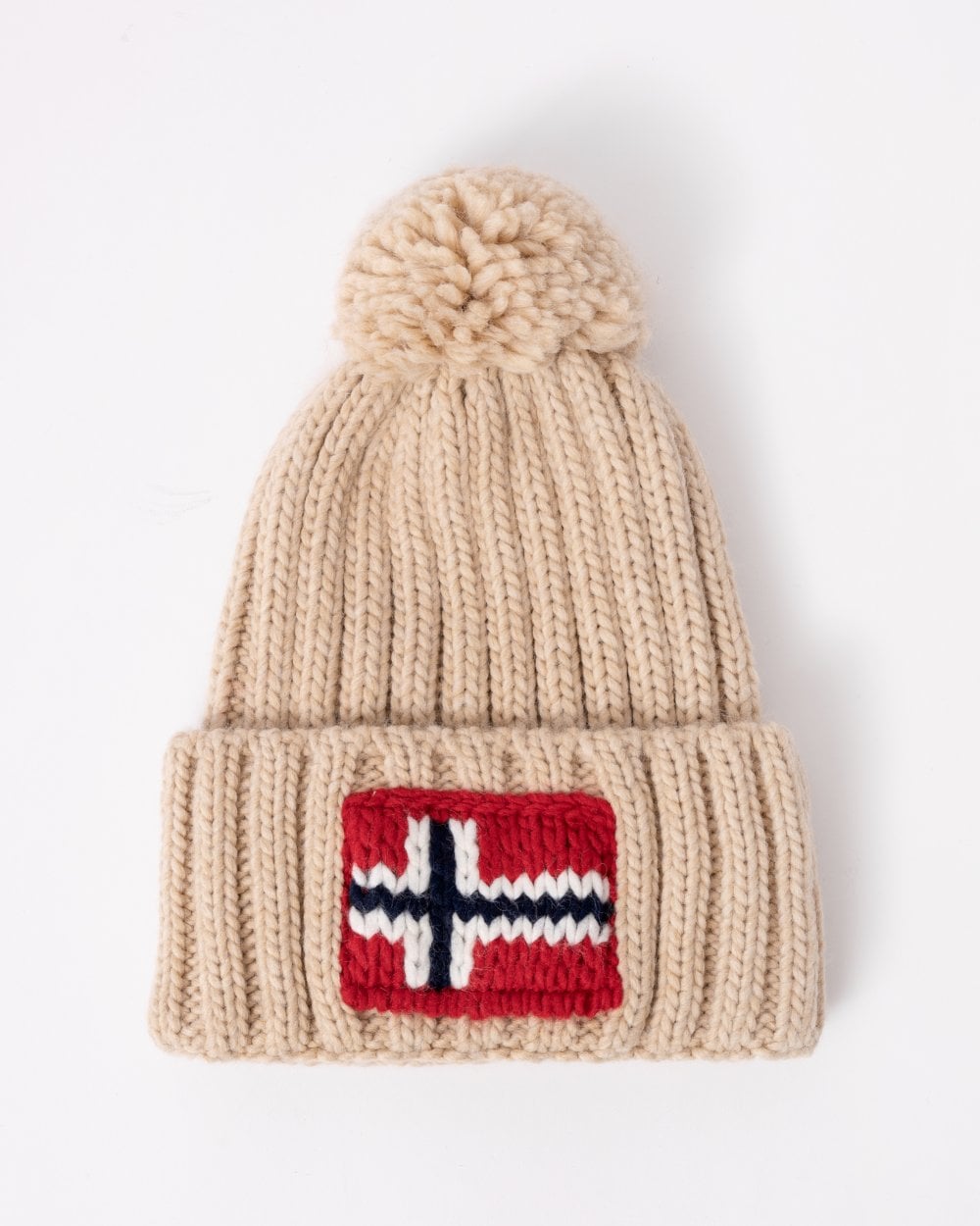 Napapijri Semiury 5 Bobble Hat - Beige Dimity N1J