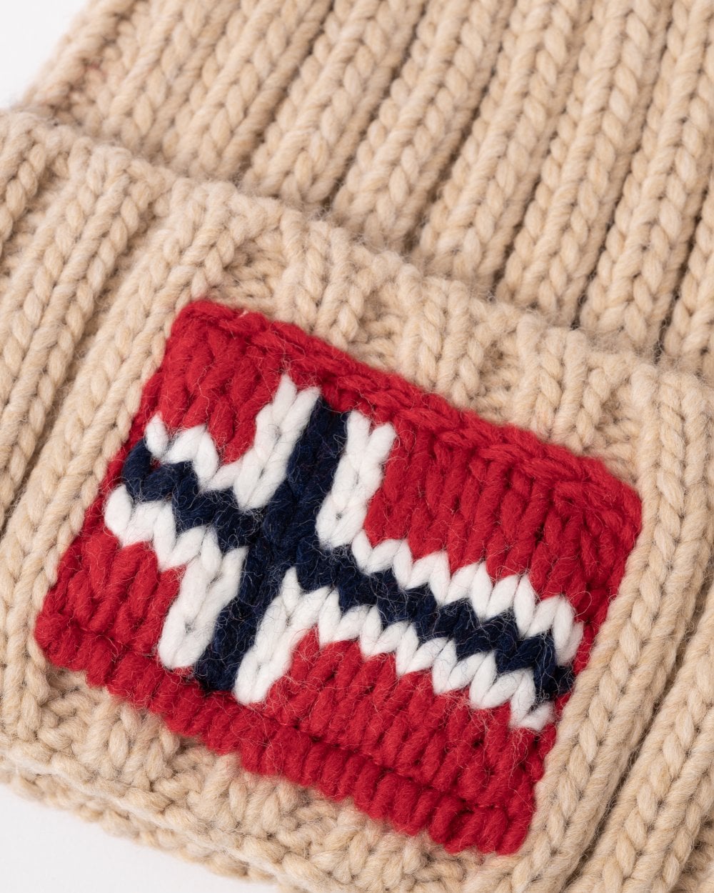 Napapijri Semiury 5 Bobble Hat - Beige Dimity N1J