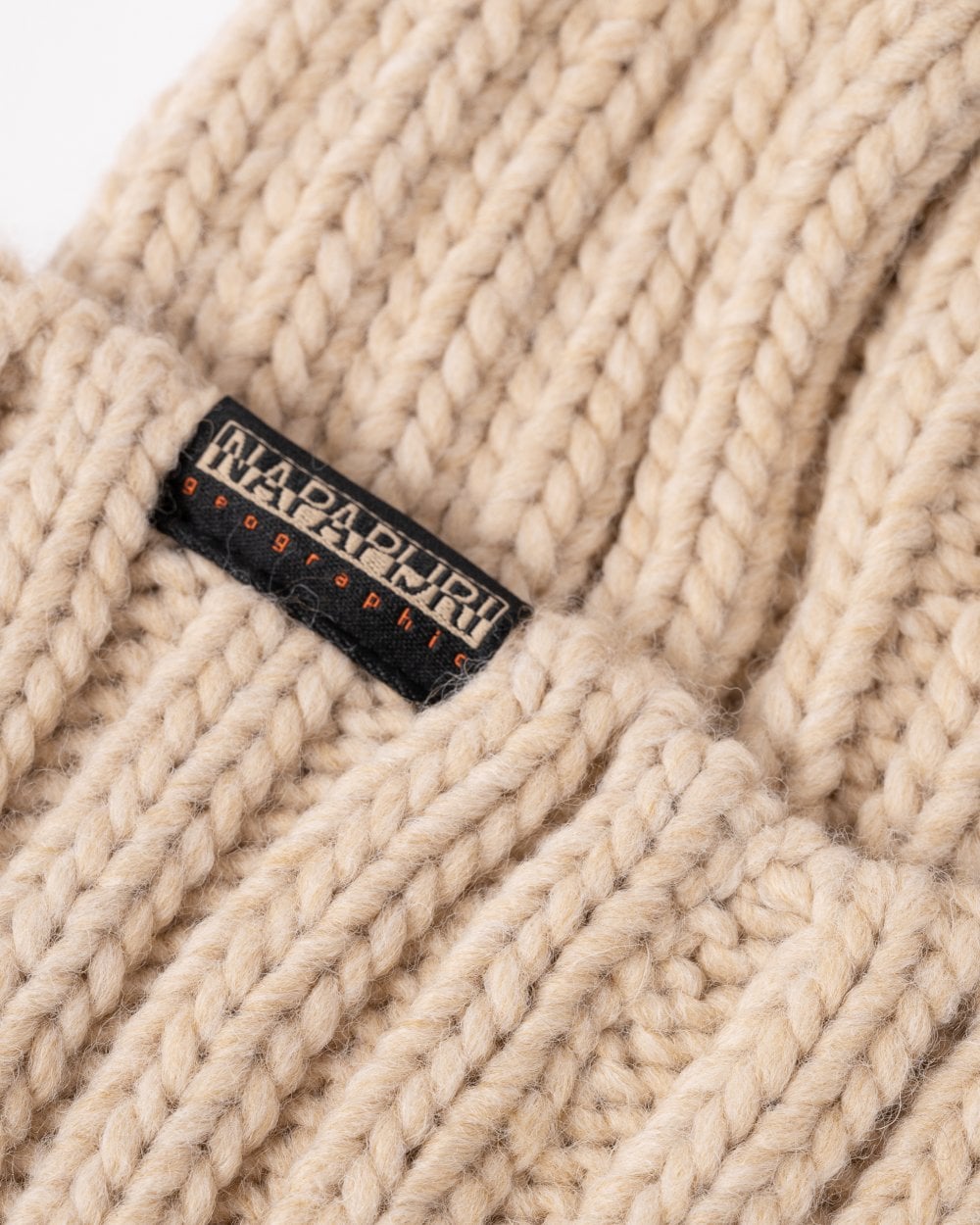 Napapijri Semiury 5 Bobble Hat - Beige Dimity N1J