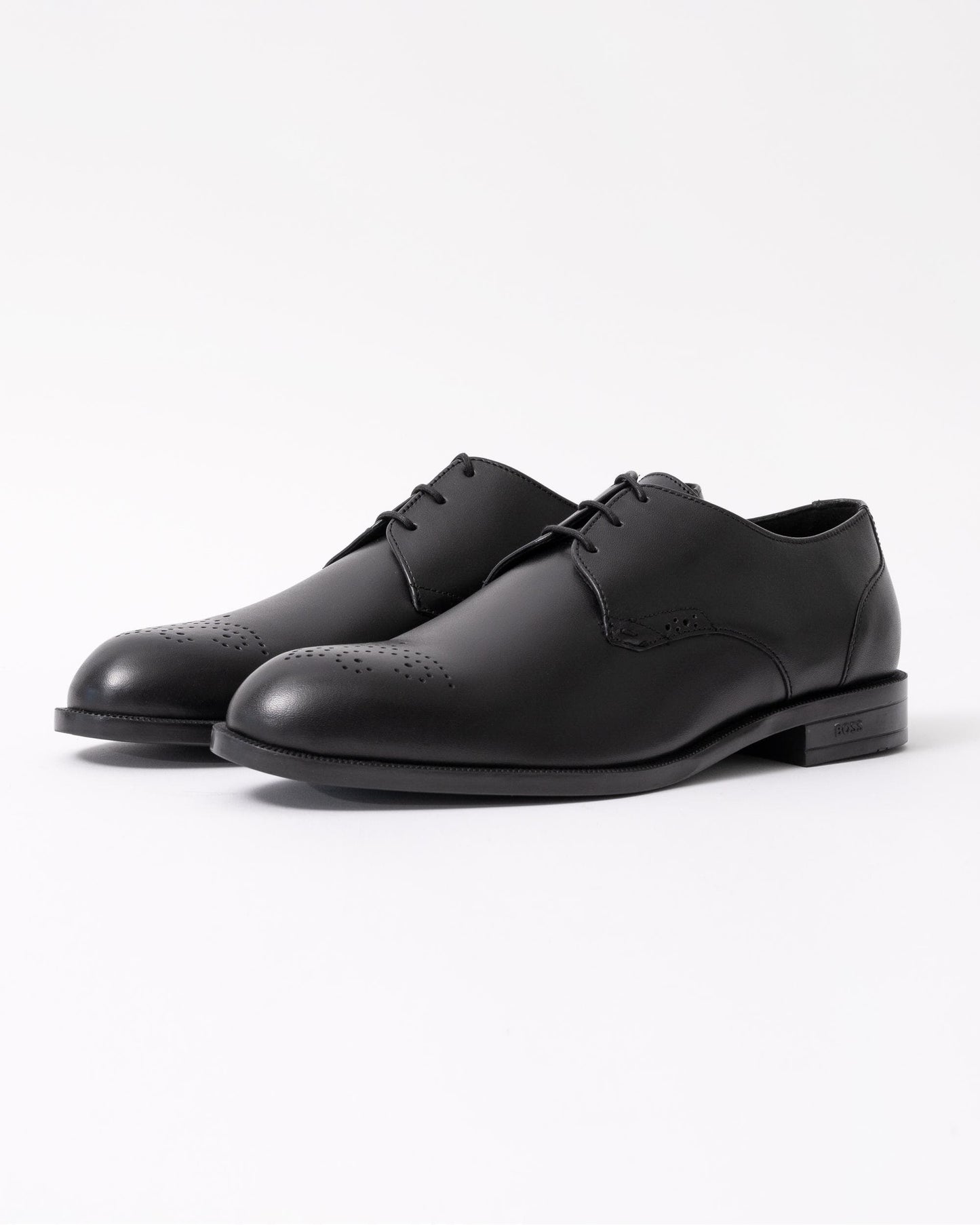 BOSS Orange Tayil Mens Burnished Leather Derby Shoes