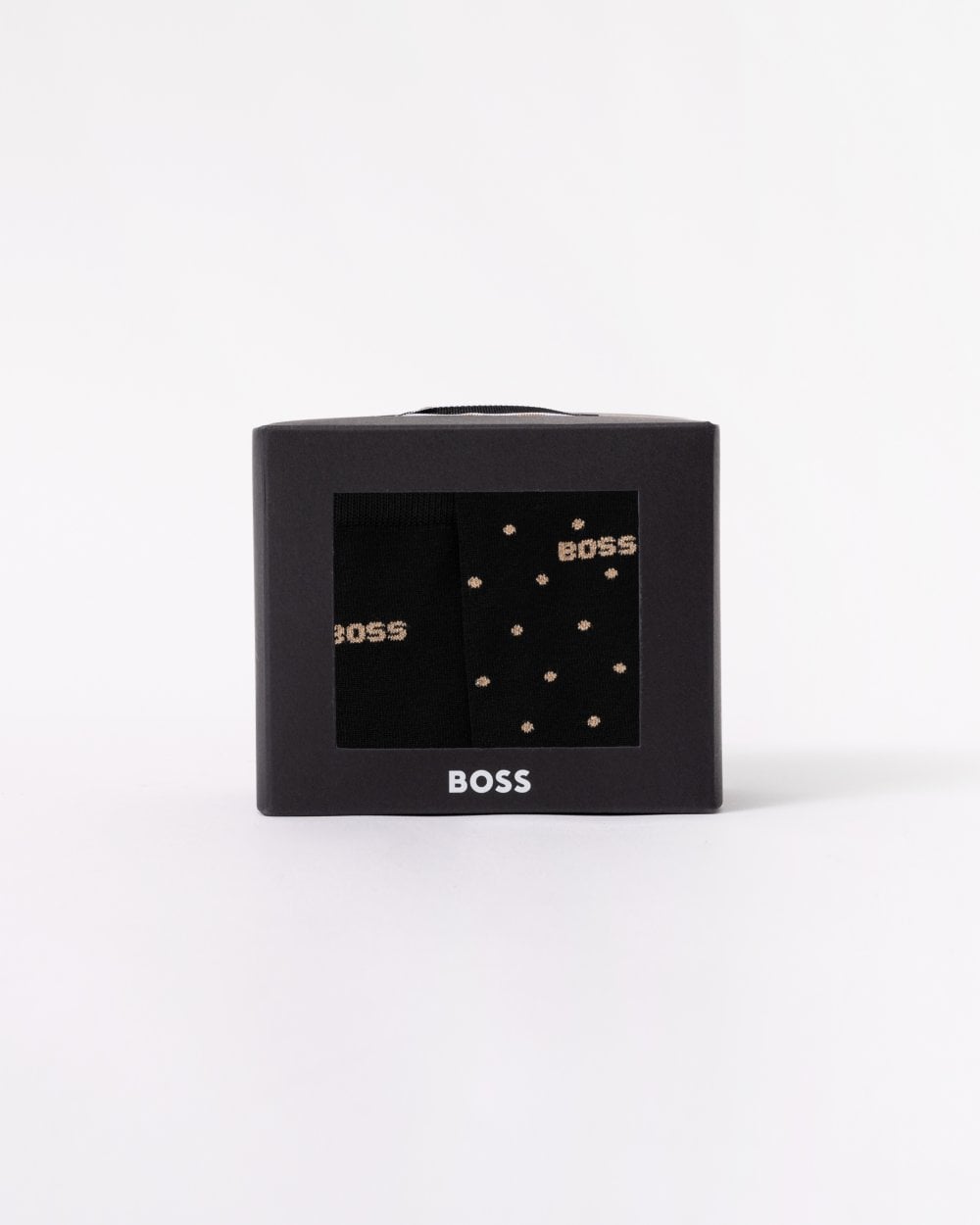 BOSS Orange 2-Pack Mens Mercerised Cotton Blend Socks Gift Set