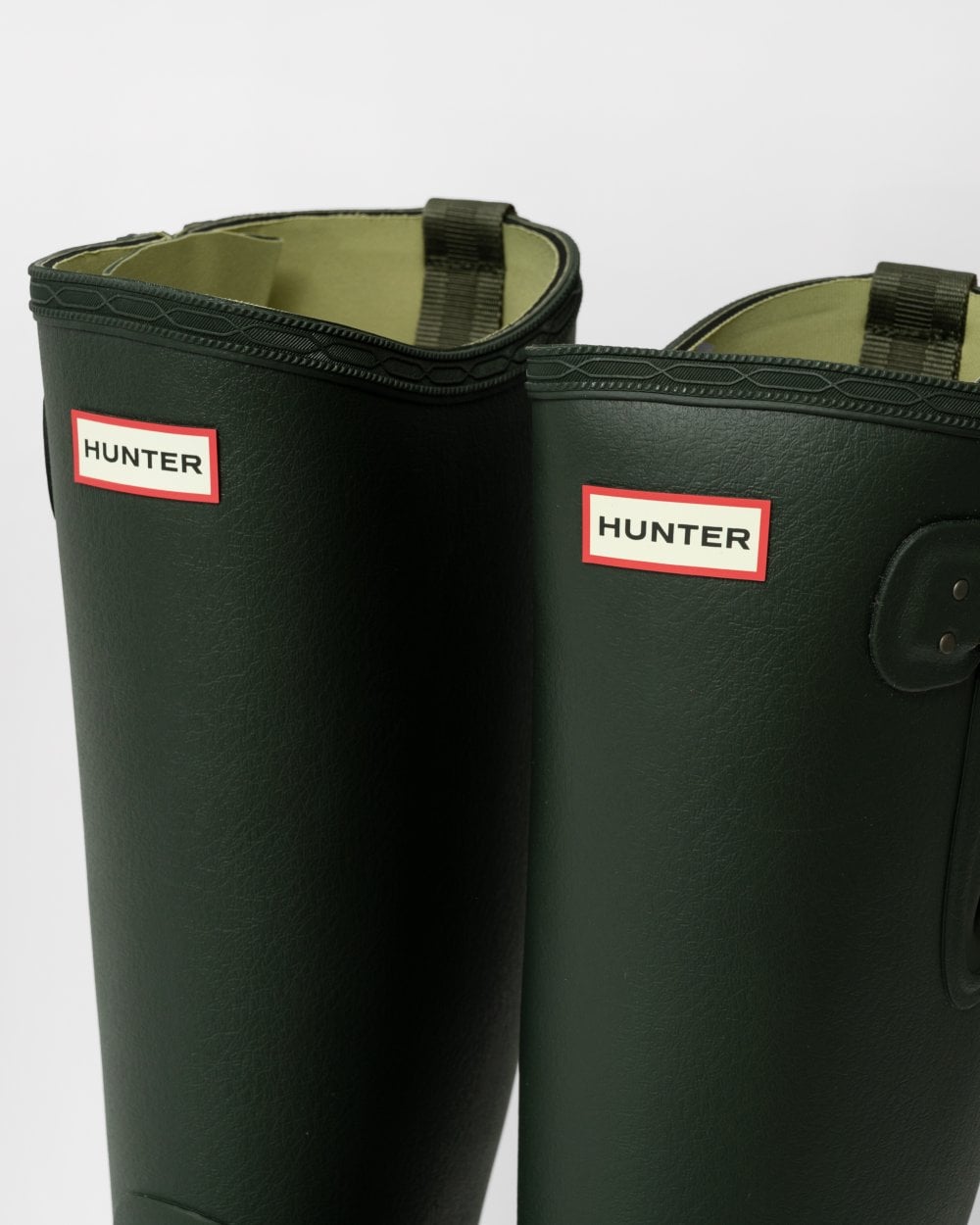 Hunter Balmoral Side Adjustable 3mm Neo Lined Tech Sole Mens Tall Boot - Dark Olive