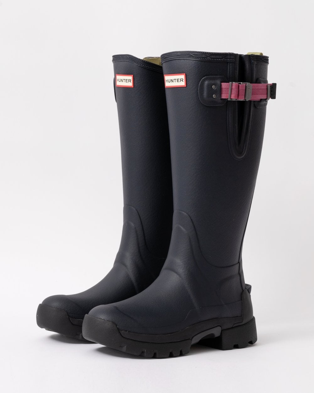 Hunter Men's Balmoral Tall Side Rubber Boots - Dark Olive, Size 42 EU / 9 US