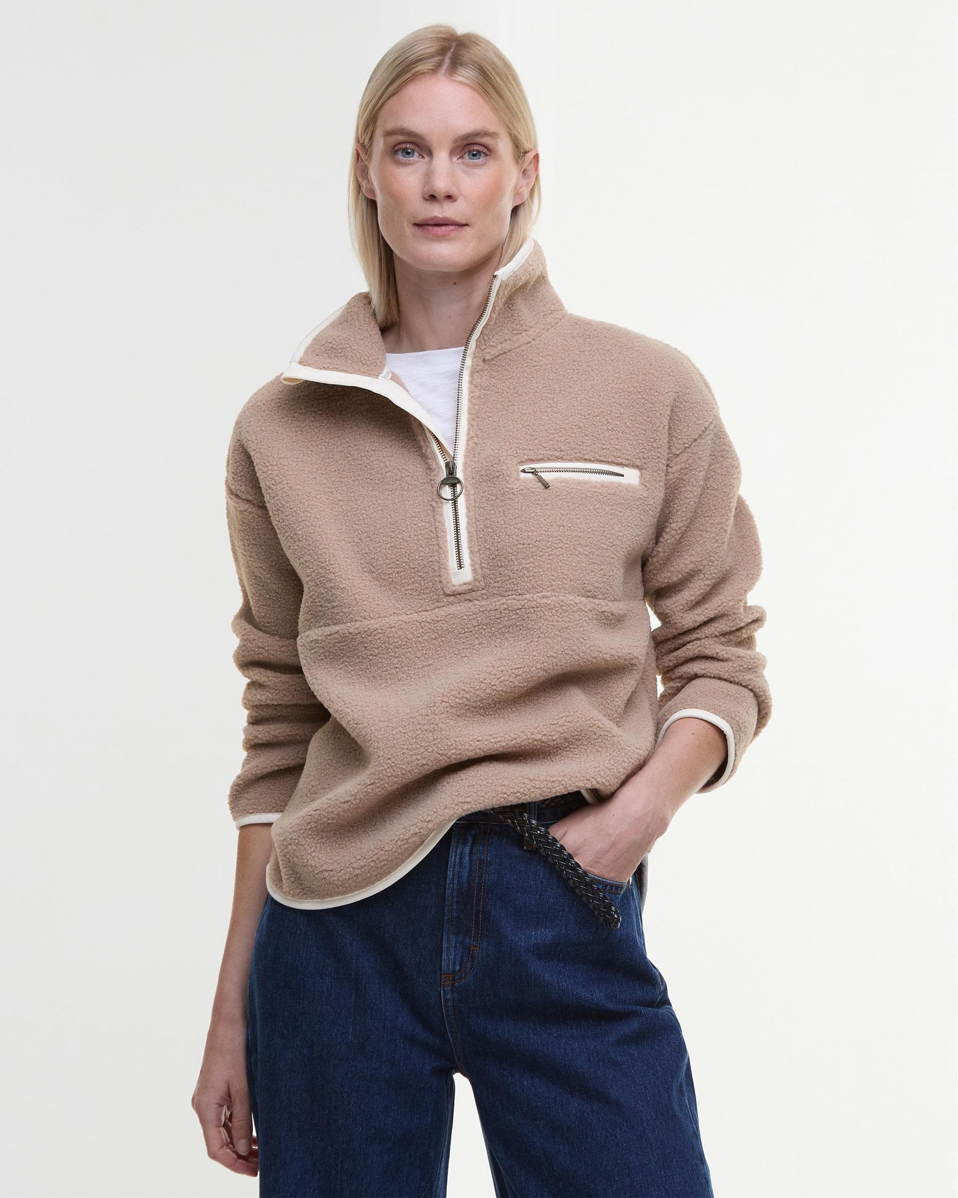 Barbour Mersea Womens Half-Zip Fleece