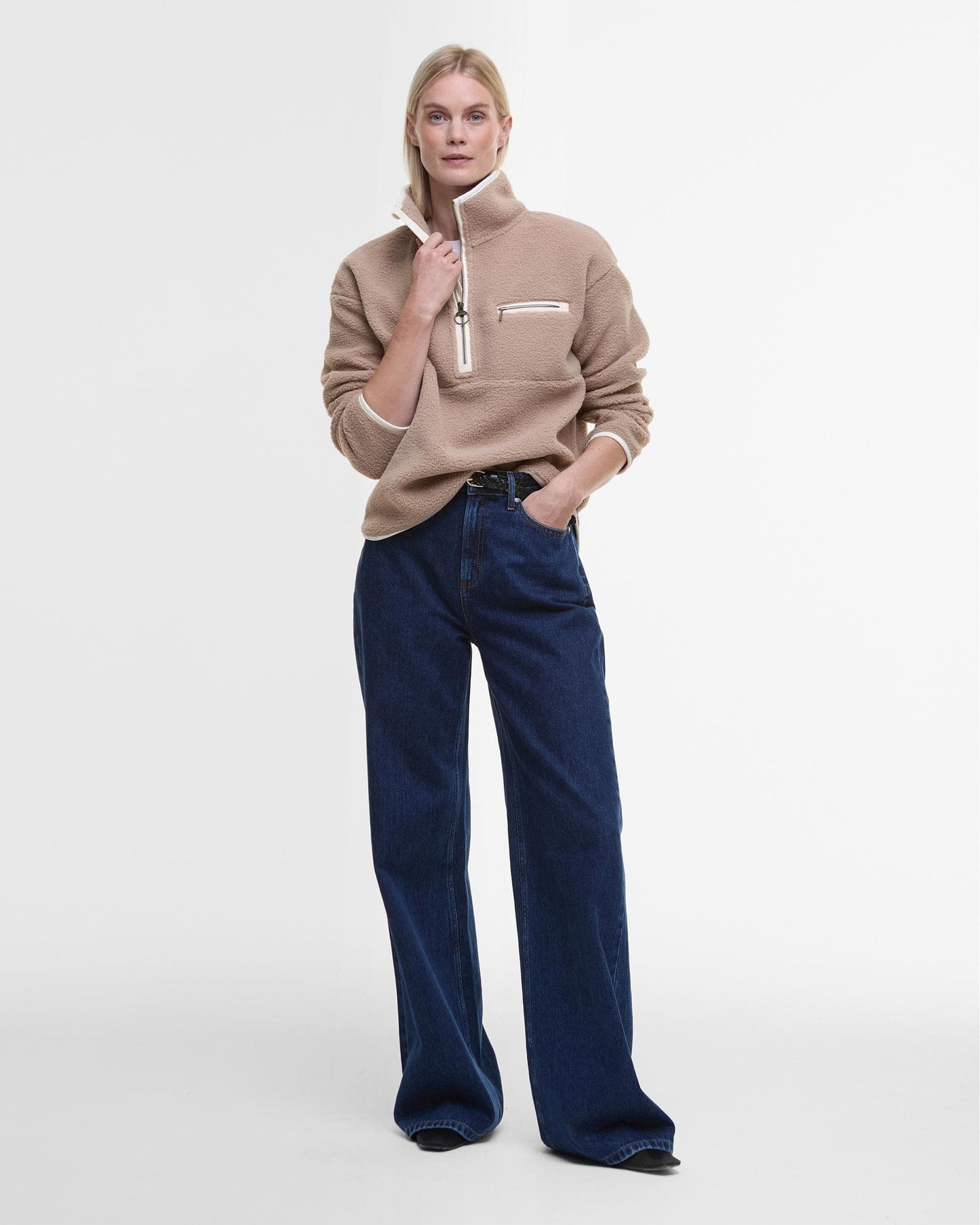 Barbour Mersea Womens Half-Zip Fleece