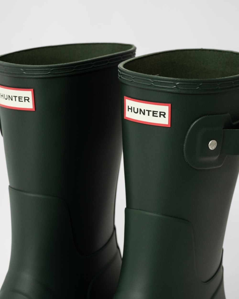 Hunter Original Short Mens Wellies - Dark Olive