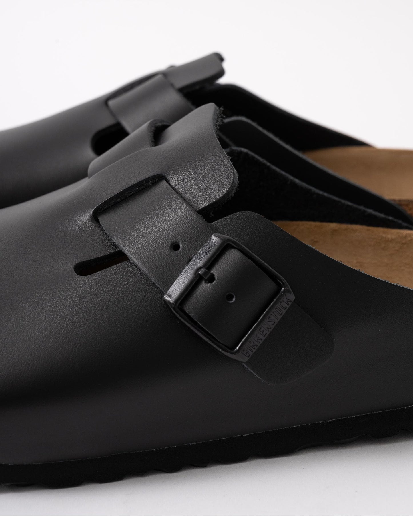 Birkenstock Boston Natural Leather Unisex Clogs