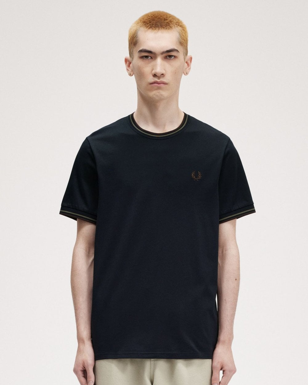 Fred Perry Mens Twin Tipped T-Shirt Pre S/S 25