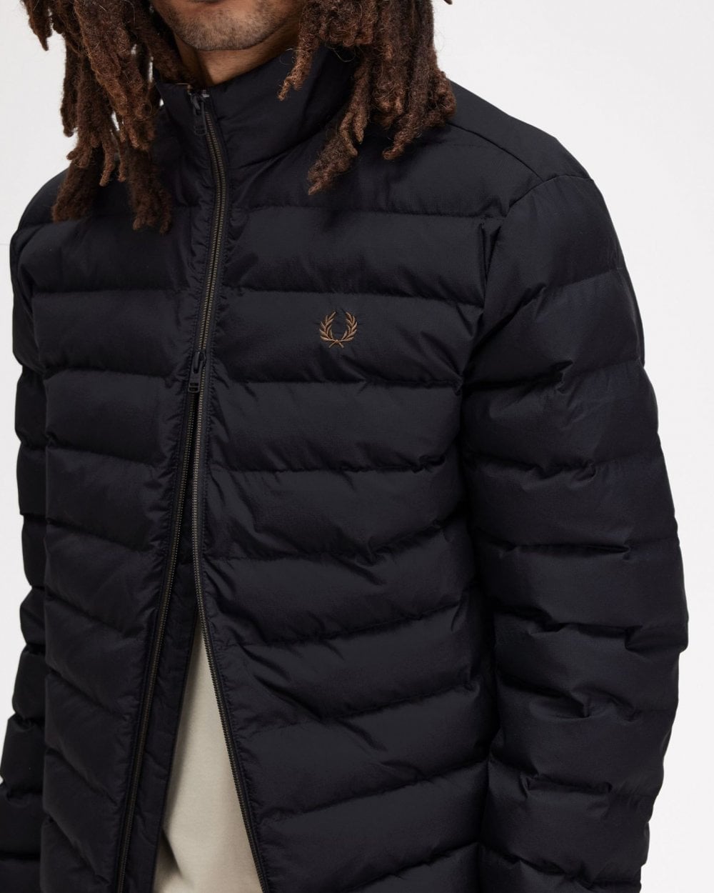 Fred Perry Mens Insulated Jacket - Black 102