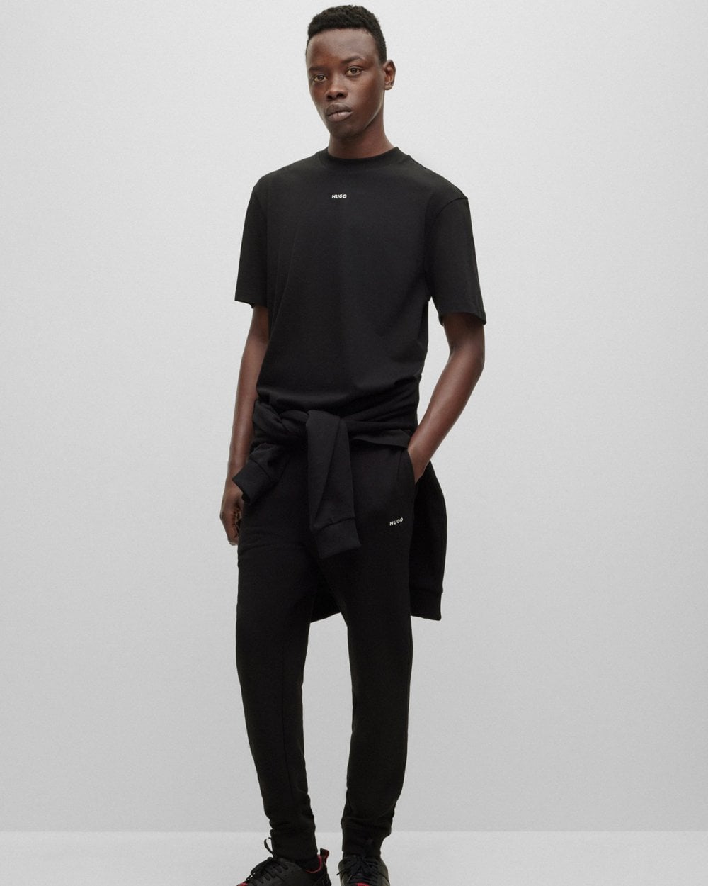 HUGO Dapolino Mens T-Shirt NOS - Black 001