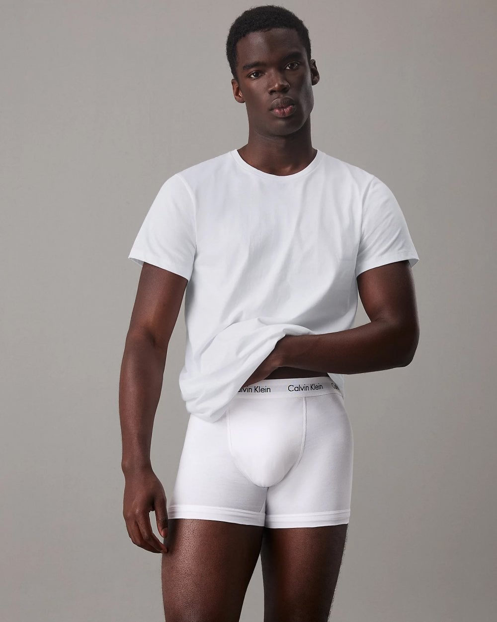 Calvin Klein 3 Pack Mens Crew Neck T-Shirts - White