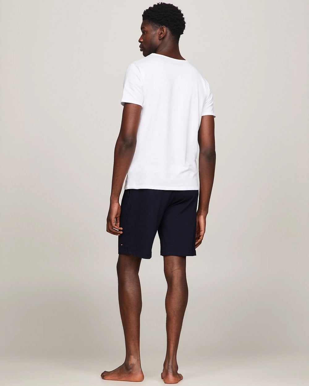 Tommy Hilfiger 3 Pack Essential Mens Stretch T-Shirts - White/White/White