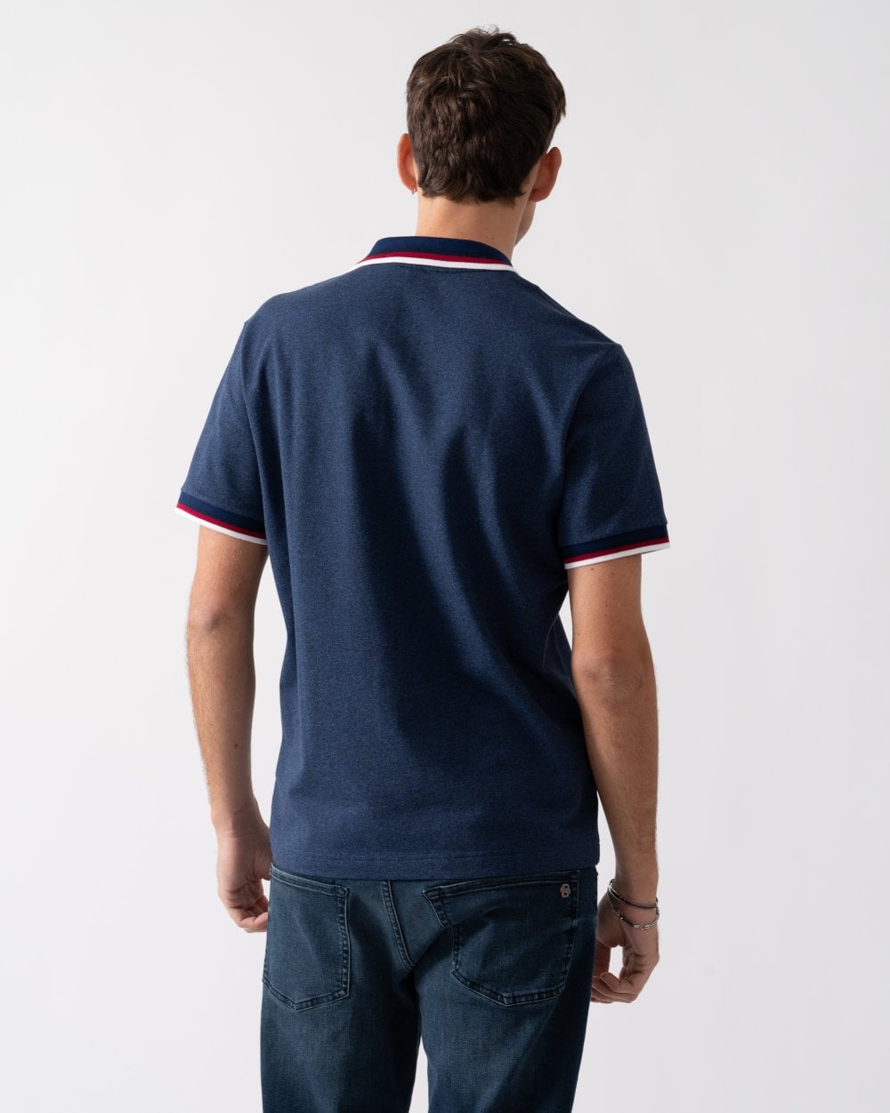 Lacoste Lacoste Mens Regular Fit Contrast Collar Polo Shirt